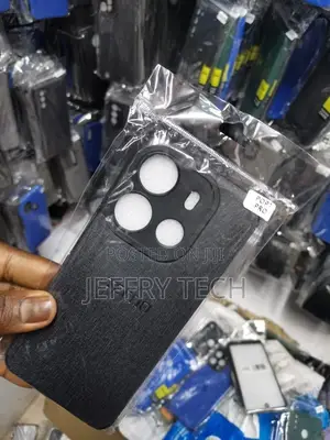 Tecno Pop 7 Pro Fabric Jeans Texture Camera Protection Case