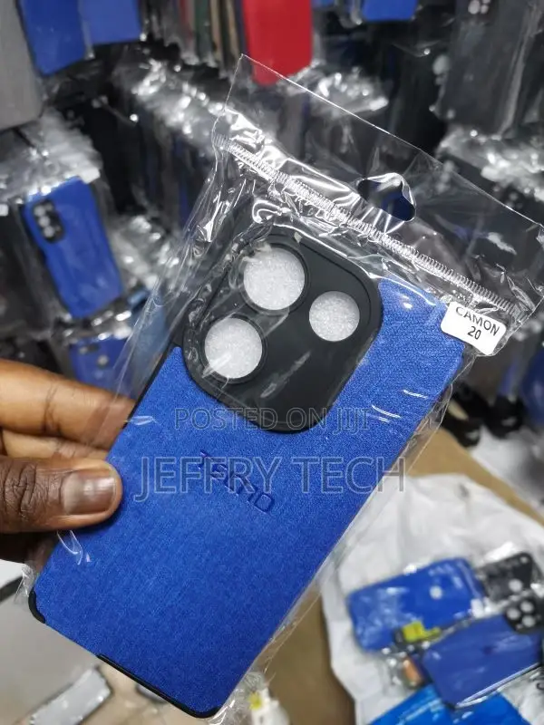 Tecno Camon 20 Bluefabric Jeans Texture Camera Protection