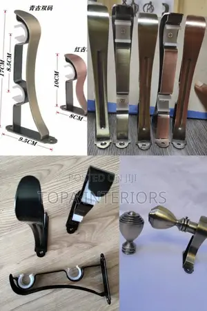 Strong Durable Double Brackets for Jua Kali Curtain Rods Mounting