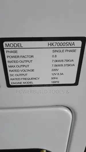 Hisaki 8.75kva Silent Generator