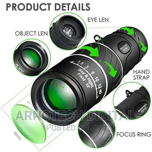 Waterproof 16x52 Monocular Dual Focus Optics