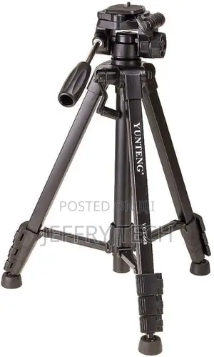 YUNTENG VCT-668 Pro Tripod With Damping Head Fluid Pan for S