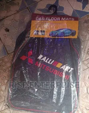 5 Pieces Branded Mitsubishi Car Floor Mats