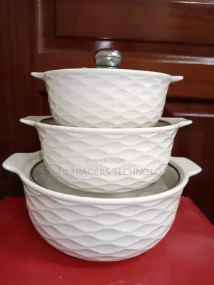 3pc Ceramic Pot