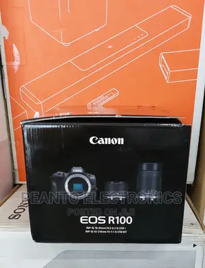 Canon EOS R100 Mirrorless With RF-S 18-45mm+55-210mm Zoom