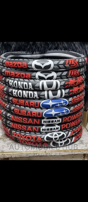 Rubber ,Subaru,Honda,Toyota Mazda Steering Wheel Cover