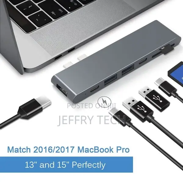 Type-C Pro Hub Adapter for 2016/2017 Macbook Pro 13” and 15”