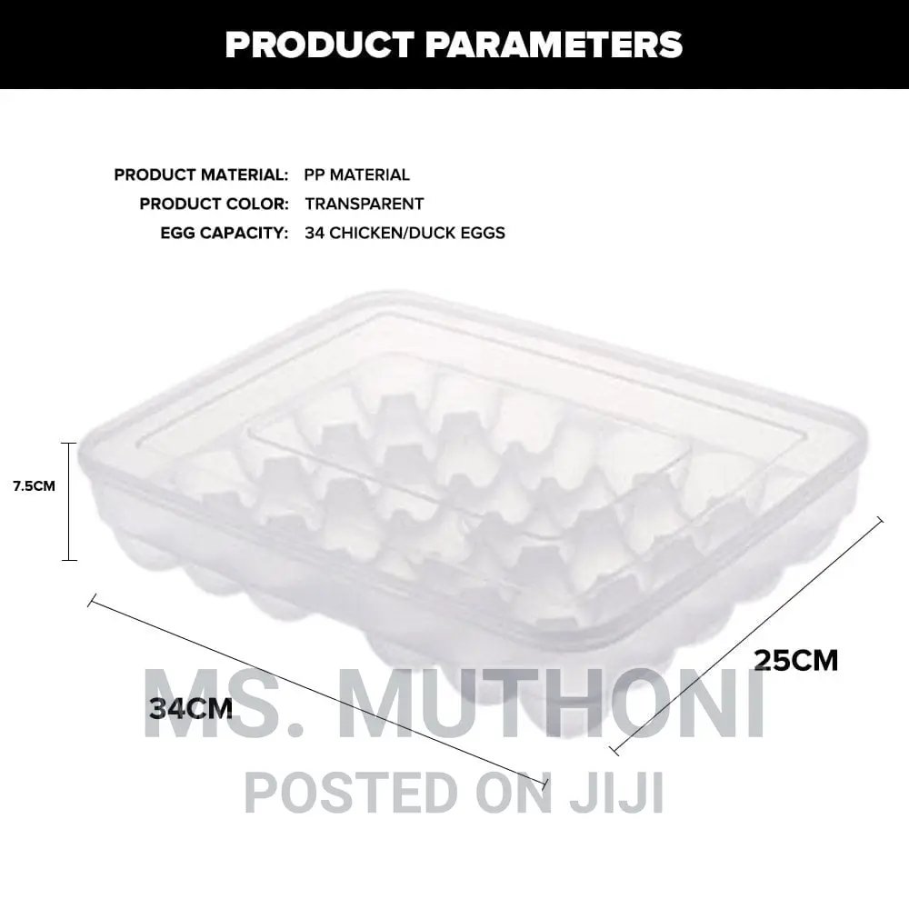 34 PCS Egg Storage Container