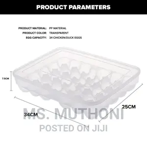 34 PCS Egg Storage Container
