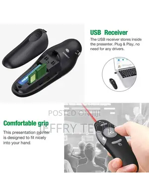 Wireless Presenter Presentation Remote PPT Slides Clicker Fo