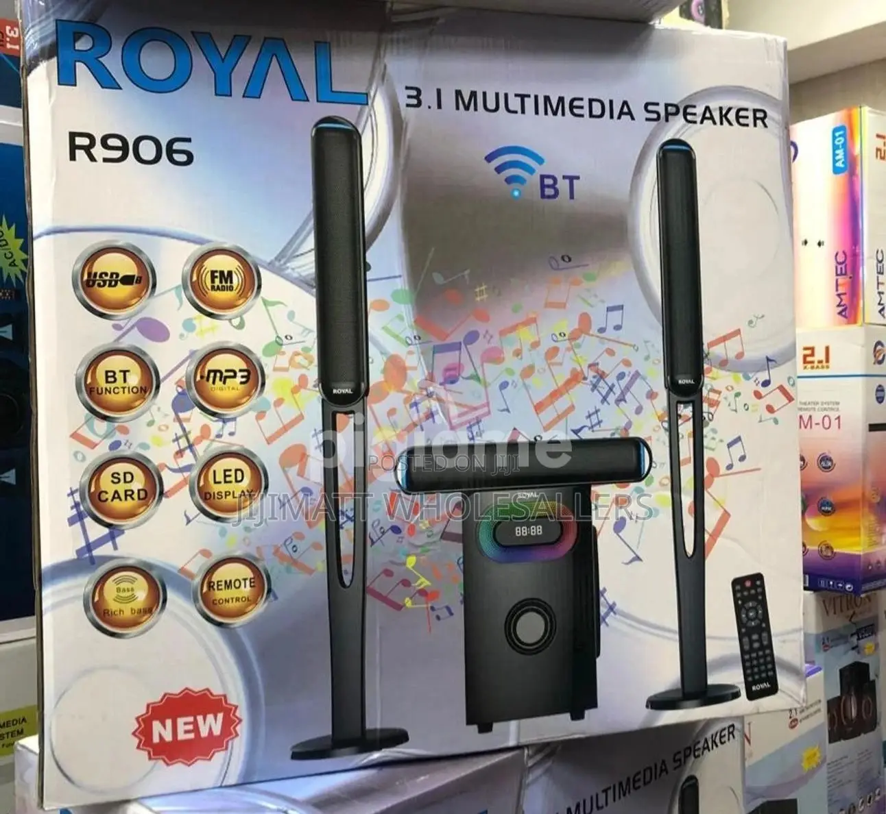 Subwoofer Royal R906 3.1 Multimedia Speaker