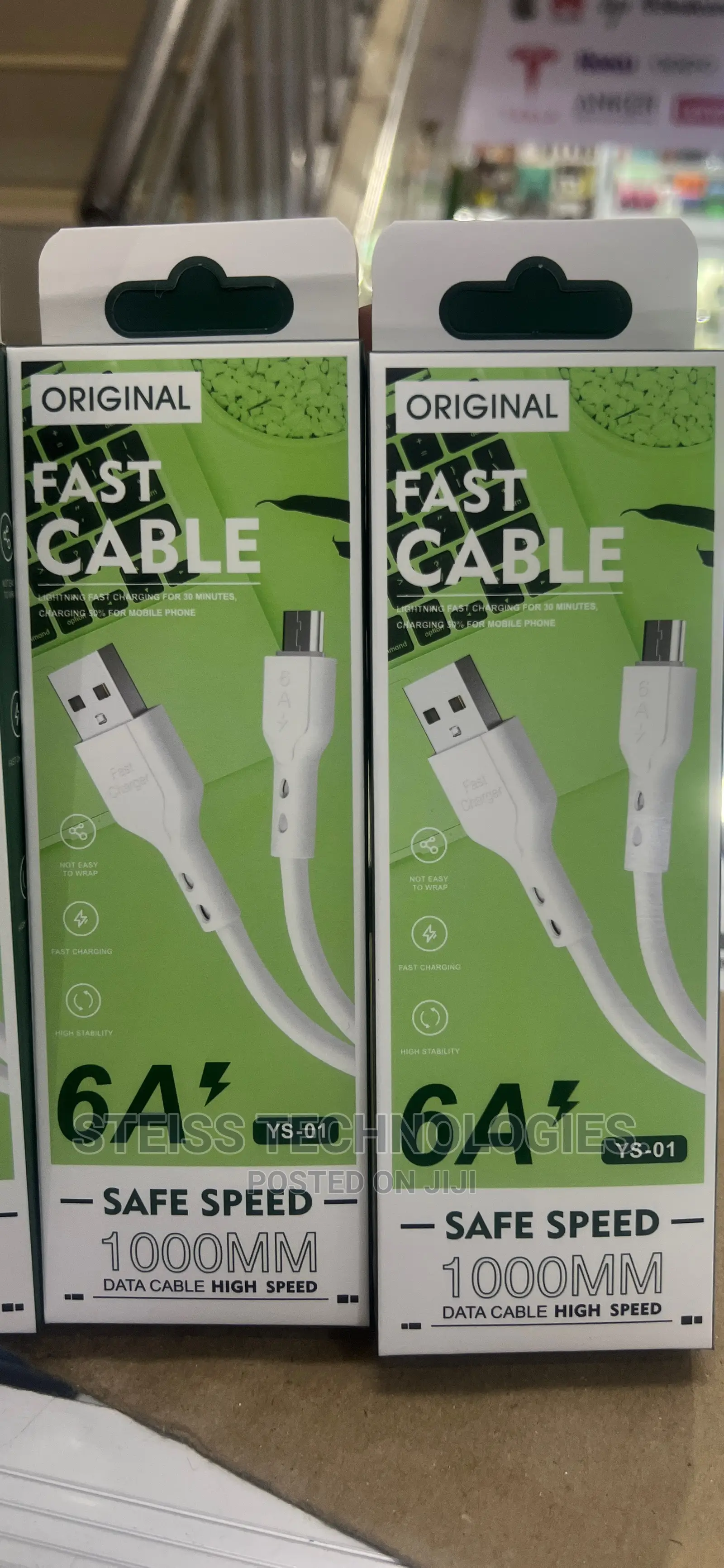 6A Type C High Speed Cable.