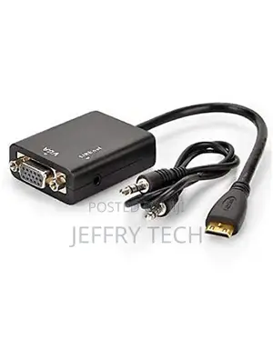 Mini HDMI Male to VGA Female Audio/Video Converter Adapter
