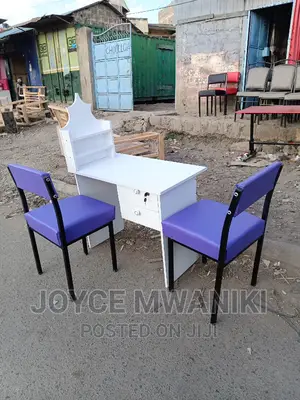 Manicure Set of 2 Chairs and a Table.