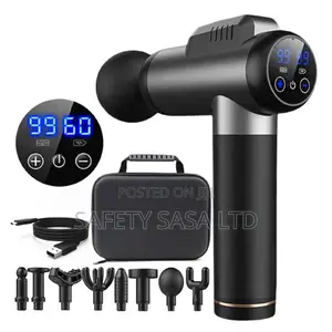 Muscle Massager Gun Fascia Back Massage Gun Body 8 Heads