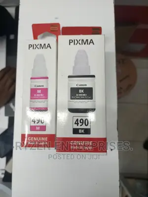 PIXMA Canon Ink 490 Black and Magenta/ 490 Ink Canon/ 490