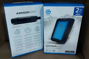 G-Technology 2TB Armoratd All-Terrain Rugged Portable 140mbp