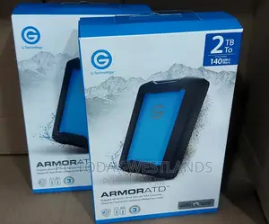 G-Technology 2TB Armoratd All-Terrain Rugged Portable 140mbp