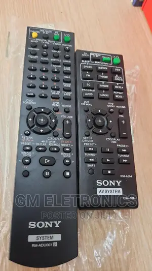 New Sony Hometheater Replacement Remote.