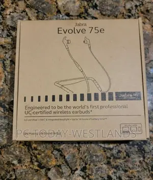 Jabra Evolve 65e Wireless Neckband Headset, Link 370, MS