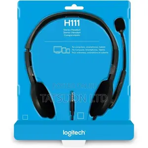 Logitech H110 Stereo Headset With Mic Noise Canceling Microp
