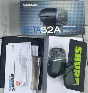 Shure BETA 52A Kick Drum Microphone - Supercardioid Dynamic