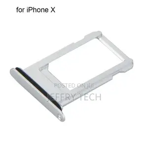 Replacement SIM Card Holder Slot Tray-Silver for iPhone X