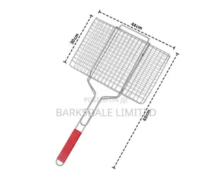 Large BBQ Grill Basket Stainless Steel Mesh Foldable Wire