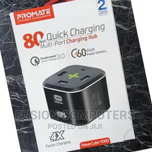 Promate Multi-Port Charging Hub 80W