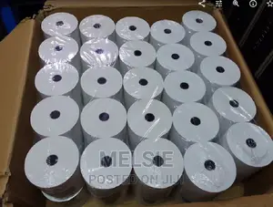 80mm by 80mm by 13mm Thermal Roll Papers- BOX of 50 Rolls