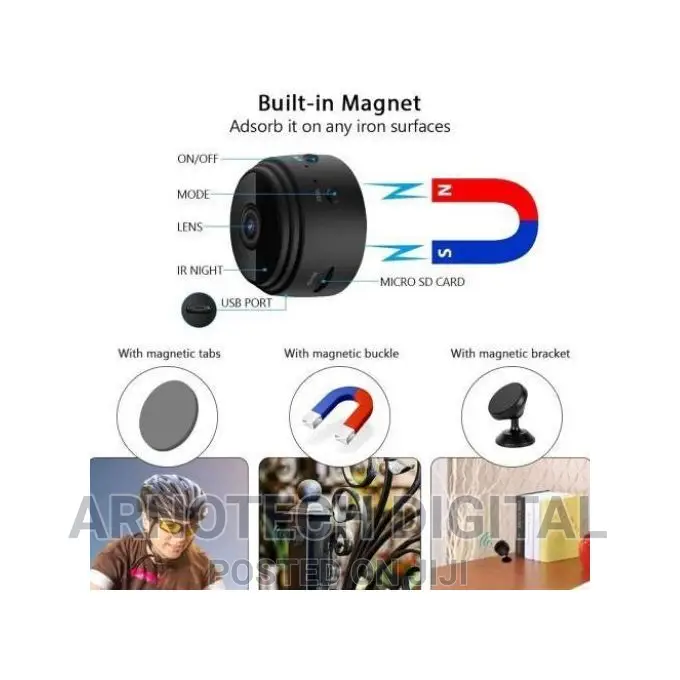 Spy Cam Pro A9 Mini Cctv Hidden Camera