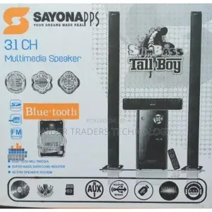Sayona SHT 1304 Tallboy Speaker System Black 15000w SA