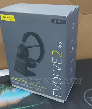 Jabra Evolve2 65 Stereo Wireless Headset With Stand Ms