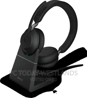 Jabra Evolve2 65 Stereo Wireless Headset With Stand Ms