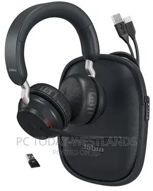 Jabra Evolve2 65 Stereo Wireless Headset With Stand Ms