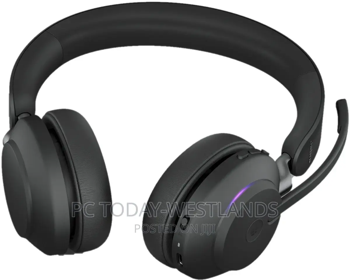 Jabra Evolve2 65 Stereo Wireless Headset With Stand Ms