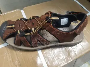 Men Leather Open Shoes