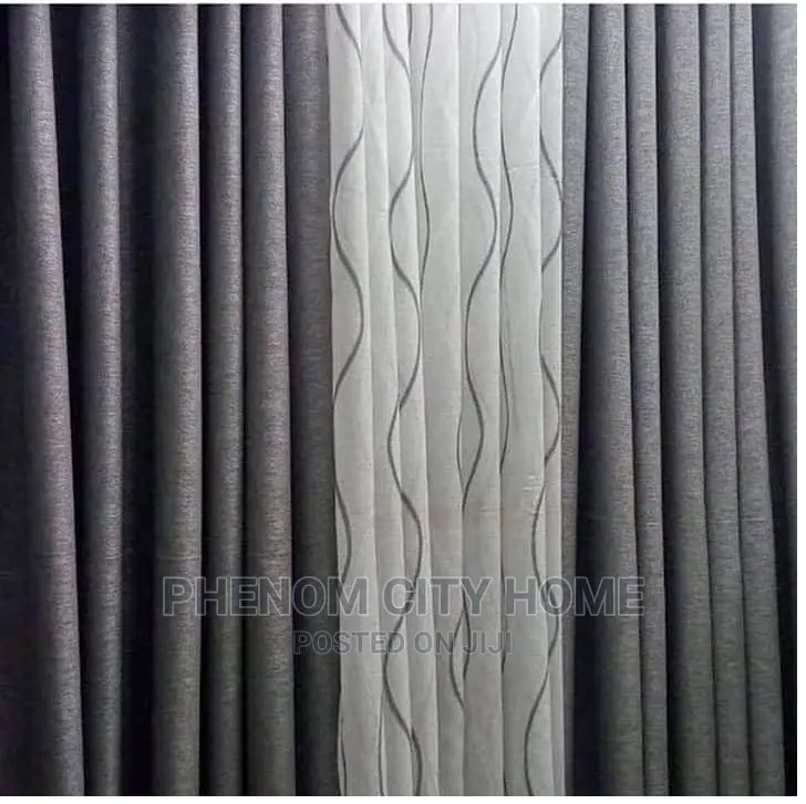 Grey Theme Curtains