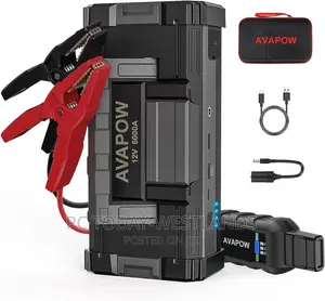 Avapow 6000a Car Battery Jump Starter All Gas or Up to 12l