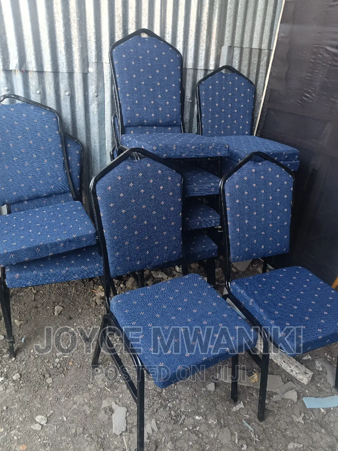 Conference Chairs Navy Blue