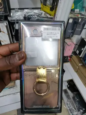 Marble With Ring Case for Samsung Galaxy Z Flip4 - Gold