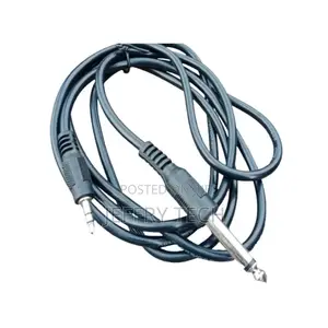 1pc 3.5mm Male to 6.5mm Male Adapter Jack Stereo Cable 1.5M