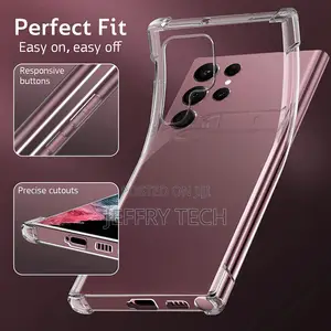 Shockproof Clear Phone Case for Samsung Galaxy S22 Ultra S22