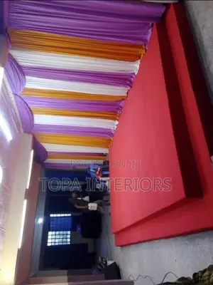 Fitting of Church Altar Decoration Carpets Wall to Wall Carpets