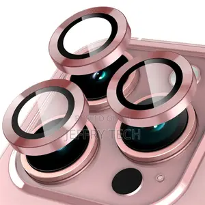 Glass Camera Lens Ring Protector for iPhone 15 Plus 15 Pro M