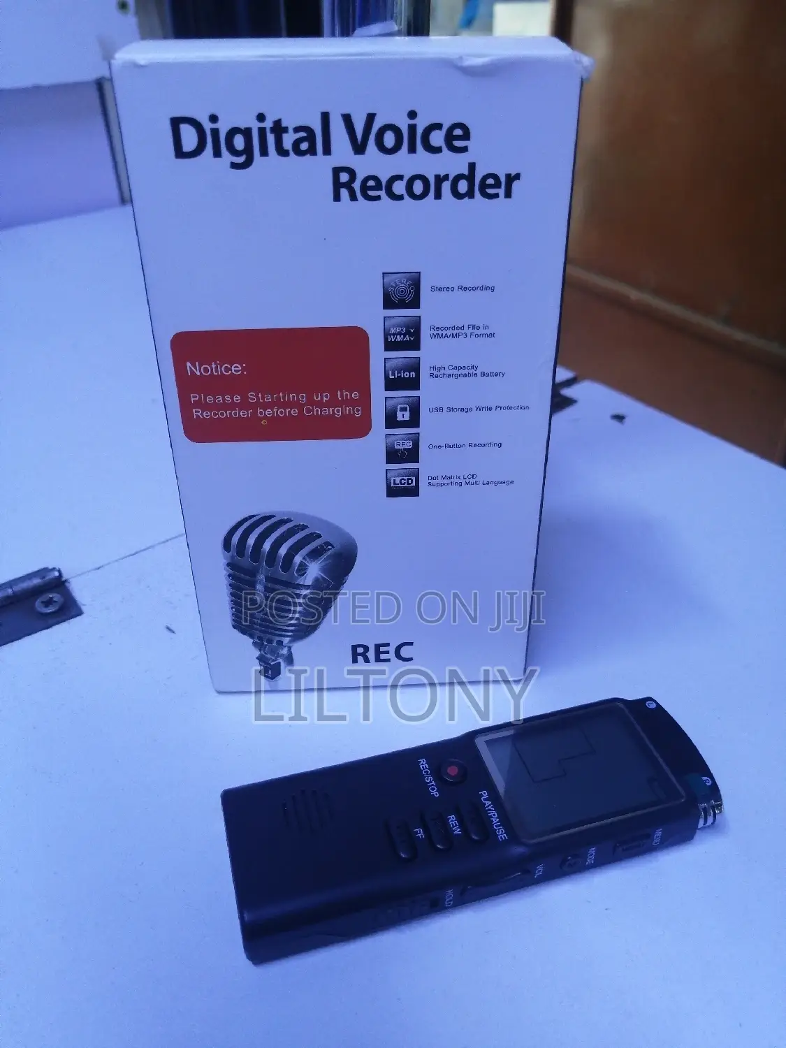 Digital Rechargeable Voice Recorder With Usb Storage