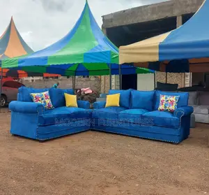 Blue 5 Seater Sofa