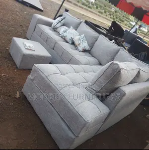 Light Grey L Sofa/Corner Sofa
