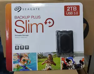 Seagate Backup Plus Slim 2TB External Hard Drive Portable HD