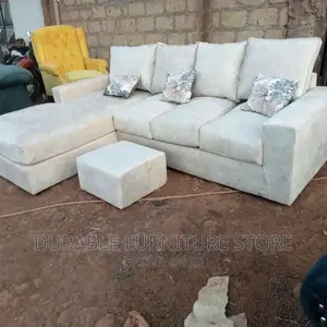 6 Seater L Shape Beige